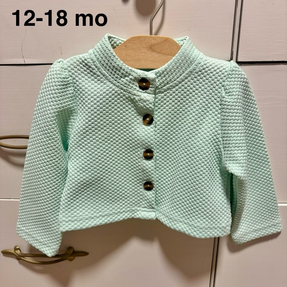 12-18 mo Mint Green Sweater